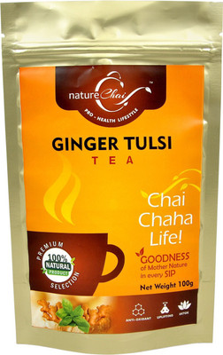

Nature Chai Ginger Tulsi Tea Ginger, Tulsi Tea(100 g, Tin)