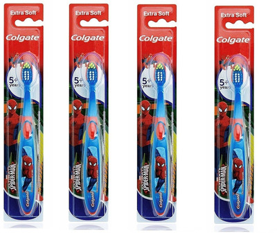 

Colgate kids spider men toothbrush Extra Soft Toothbrush(Pack of 3)