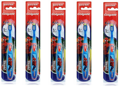 

Colgate kids spider men toothbrush pack Extra Soft Toothbrush(Pack of 5)