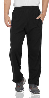 Fflirtygo Solid Men Black Track Pants
