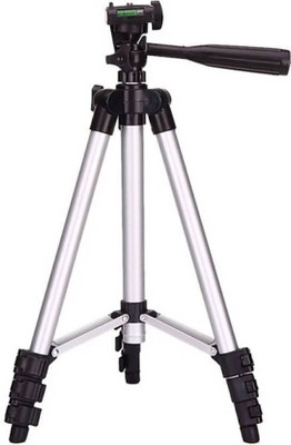 

FU4 3 in 1 3110 3-Way Head Tripod stand Light Weight Digital camera Tripod Tripod Kit (Silver, Supports Up to 1500 g) Tripod(Silver, Supports Up to 1500 g)