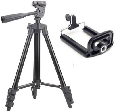 

FU4 3120 3 way adjustable Aluminium tripod Tripod (Black, Supports Up to 1500 g) Tripod(Black, Supports Up to 1500 g)
