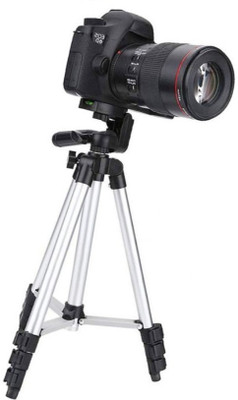 

lifemusic Tripod | Eloies Lapel Microphone | Eloies Mobile Clamp/Clip, Combo Deal With Three-Dimensional Head & Quick Release Plate Tripod Tripod(black\silver, Supports Up to 1500)