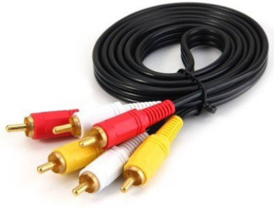 

Blue Apple TV-out Cable AUX Cable AX1528(Black, For Home Theater, 1.5 m)