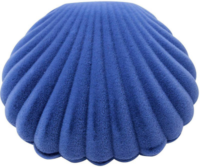 

SYGA Sea Shell Shape Jewelry Box for Earring Ring Necklace Display Storage Organizer Gift (Blue) Jewellery Vanity Box(Blue)
