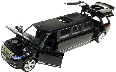 

DD RETAIL Long Model Pull Back Action Die Cast Metal Car with Music and Lights(Multicolor)