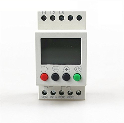 

Amicikart Automatic Three Phase 380V Over/Under Voltage (Adjustable Setting) Protection Relay with Auto Re-connect, LED Display, Standard Din-Rail Mounted 380V Over/Under Voltage (Adjustable Setting)(White)