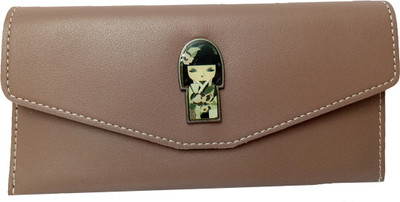

LANDLOPER Women Pink Artificial Leather Wallet(4 Card Slots)