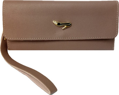 

LANDLOPER Women Pink Artificial Leather Wallet(4 Card Slots), Peach
