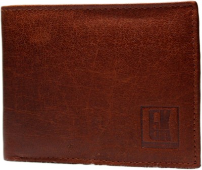 

GK Master Men Brown Genuine Leather Wallet(6 Card Slots)