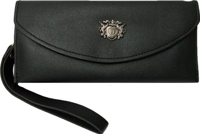 

LANDLOPER Women Black Artificial Leather Wallet(4 Card Slots)
