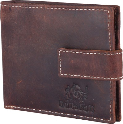 

Bull Kraft Men Brown Genuine Leather Wallet(4 Card Slots)