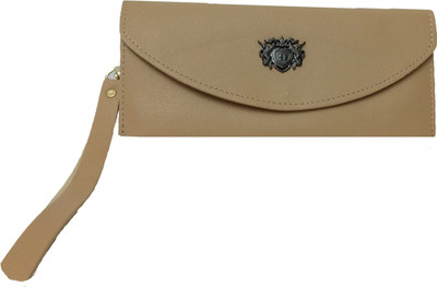 

LANDLOPER Women Beige Artificial Leather Wallet(4 Card Slots)