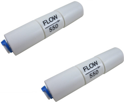 

KRPLUS 100GPD/200GPD Flow Restrictor 550CC 1/4" Quick Connect for RO Reverse Osmosis (Pack Of 2) Solid Filter Cartridge(0.1, Pack of 2)