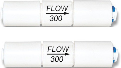 

KRPLUS 50GPD Flow Restrictor 300CC 1/4" Quick Connect for RO Reverse Osmosis (Pack Of 2) Solid Filter Cartridge(0.1, Pack of 2)