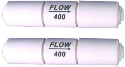 

KRPLUS 75GPD Flow Restrictor 400CC 1/4" Quick Connect for RO Reverse Osmosis (Pack Of 2) Solid Filter Cartridge(0.1, Pack of 2)