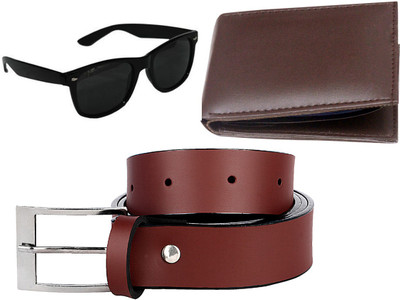 

Imperior Wayfarer, Belt, Wallet Combo(Black, Brown)