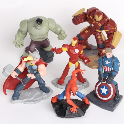 

Toy Mela Marvel Avengers Infinity War 6 Pcs. / Set Hulk, Thor, Iron Man, Captain America, Hulk, Iron Man Hulk Buster 10-15 Cms. Action Figure(Multicolor)