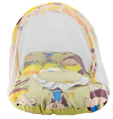 

Aayat Kids Luxury Bedding with Insects Protector Net X26 New Born Well Cushioned Crib(Fabric, Multicolor)