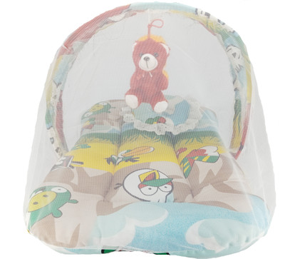 

Aayat Kids Luxury Bed Angry Bird Theme with Hanging Teddy Mattress with Bedding Set X2 New Born Well Cushioned Crib(Fabric, Multicolor)