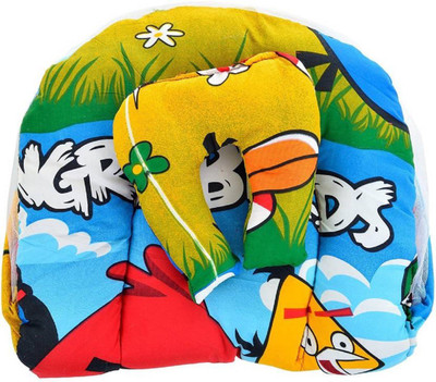 

Aayat Kids Luxury Bed Angry Bird Theme Mattress with Bedding Set X3 New Born Well Cushioned Crib(Fabric, Multicolor)
