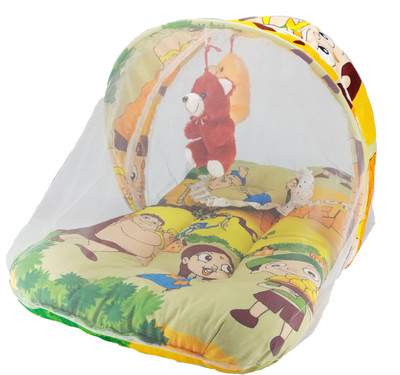

Aayat Kids Luxury Bedding with Insects Protector Net X29 New Born Well Cushioned Crib(Fabric, Multicolor)