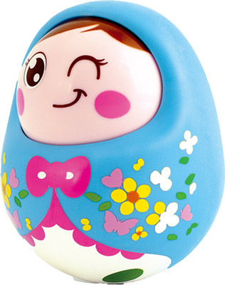 

Geniebox Cartoon doll Rattle(Blue)
