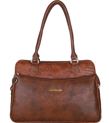 

ESBEDA Faux handbag Shoulder Bag(Brown, 4 L)