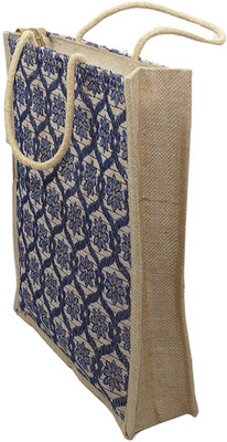 

Saisan Jute Bag Printed Jute Water Bottle Carry Bag with Reinforced Handles & Thick Bottom for Strength - Multy Lunch Bag(Multicolor, 2 L)