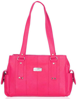 

Must Not just Leather Standard Women's Handbags Messenger Bag(Pink, 5 L)