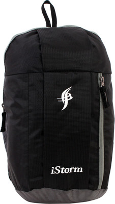 

Istorm Tiny sided zip black and grey backpack Backpack(Black, Grey, 16)