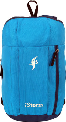 

Istorm Tiny sided zip skyblue and black backpack Backpack(Blue, Black, 16)