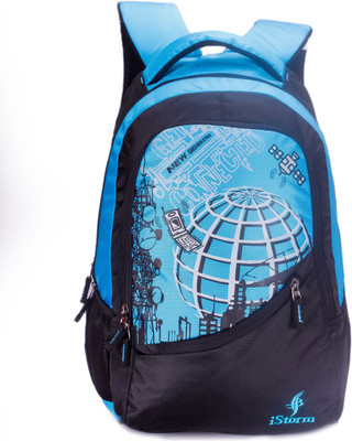 

Istorm Globe skyblue and black Multipurpose Bag(Blue, Black, 25)