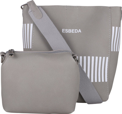 

ESBEDA Pastel Handbag with Pouch Shoulder Bag(Beige, 4 L)