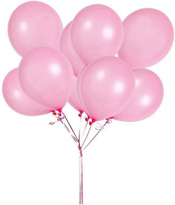 

DADEALS Solid BALLOONS-METTALIC-50PCS-PINK Balloon(Pink, Pack of 50)
