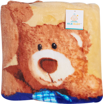 

Ole Baby Printed  Mink Blanket(Microfiber, Brown