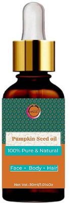 

AGM BIOTECH Pumpkin Seed Oil,30 ml, 100% Pure, Natural, Undiluted, Therapeutic Grade, Cold Pressed, For Skin, Hair, Lip and Nail Care(30 g)