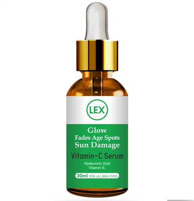 

Lex Vitamin C Super Serum, Anti Aging Anti-Wrinkle Facial Serum with Hyaluronic Acid Vitamin E Remove Pigmentation improved tone and clarity,(30 ml)