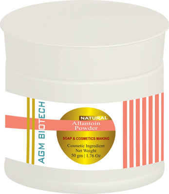

AGM BIOTECH Cosmetic Grade Allantoin Powder DIY Skin Care Softens Skin Best Moisturizer Cosmetic Ingredient(50 g)