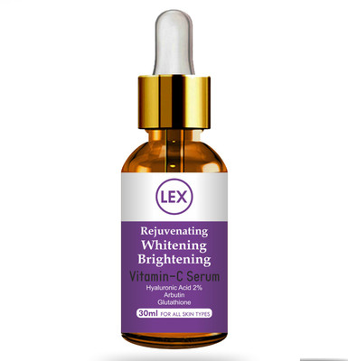 

Lex Vitamin C Serum with Glutathione Arbutin Skin Fairness Lightening Hydrating serum with Hyaluronic(30 ml)