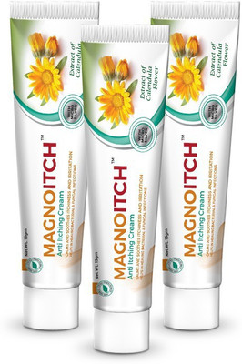 

GREEN CURE MagnoItch - Premium Ayurvedic Herbal Anti Itching Cream | Medicine for Itchiness & Dry Skin | Anti Fungal & Anti Bacterial Properties | German Design | Pack of 3(15 g)