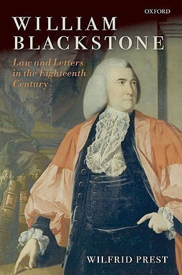 William Blackstone(English, Hardcover, Prest Wilfrid)