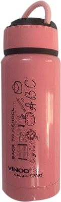 

VINOD STAINLESS Steel Water Bottle 260ml Sipper 260 Sipper(Pack of 1, Pink)