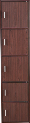 Hometown Albert Engineered Wood Free Standing Cabinet(Finish Color - Cherry & Dark Brown, Door Type- Hinged, Knock Down) Hometown Albert Engineered Wood Free Standing Cabinet(Finish Color - Cherry & Dark Brown, Door Type- Hinged, Knock Down)