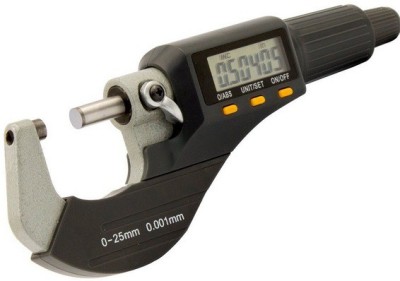 AEROSPACE 0-25 mm Digital Outside Micrometer 0.001 mm Large Display Inch/Metric Micrometer Screw Gauge