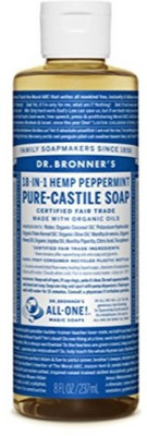 

Dr. Bronner's Pure-Castile Liquid Soap (8 oz, Peppermint)(100 g)