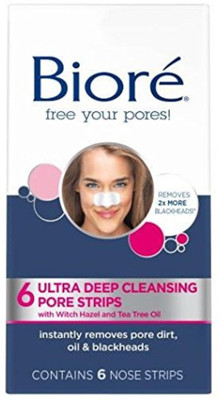 

Biore Ultra Deep Cleansing Pore Strips, 6 Count Nose Strips(70 g)