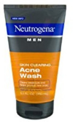 

Neutrogena Men Skin Clearing Acne Wash-5.1 oz Cleanser(70 g)
