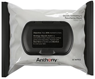 

Anthony Glycolic Exfoliating and Resurfacing Wipes, 30 Wipes(70 g)