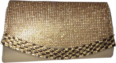 

Innovegic traders Party Gold Clutch
